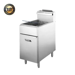 Freidora A Gas Ventus Alta Produccion 2 Canastos Gas Licuado Vfp-18Pro
