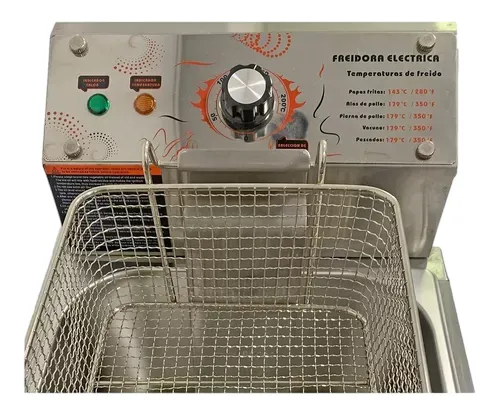 Freidora Eléctrica Continental 2 Canastos 10 Lts.