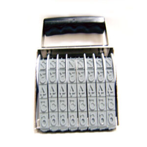 NUMERADOR NA8 15MM. 8 DIG.